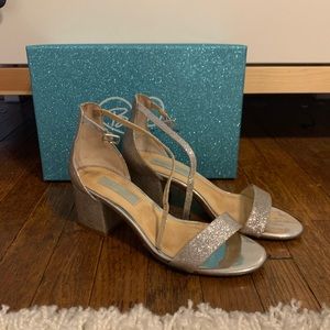 Betsey Johnson Blue Miri Sandals